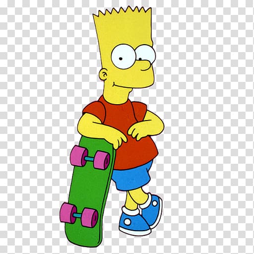 Bart Simpson Homer Simpson Lisa Simpson Marge Simpson Maggie Simpson, Bart Simpson transparent background PNG clipart