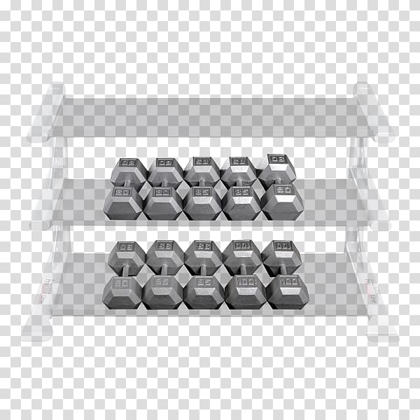 Body Solid Rubber Coated Hex Dumbbell Set Body-Solid, Inc. Fitness Centre Weight, 80 lb dumbbell transparent background PNG clipart