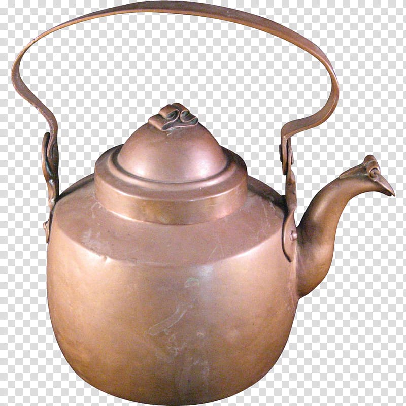 Kettle Teapot Tableware Copper Small appliance, kettle transparent background PNG clipart