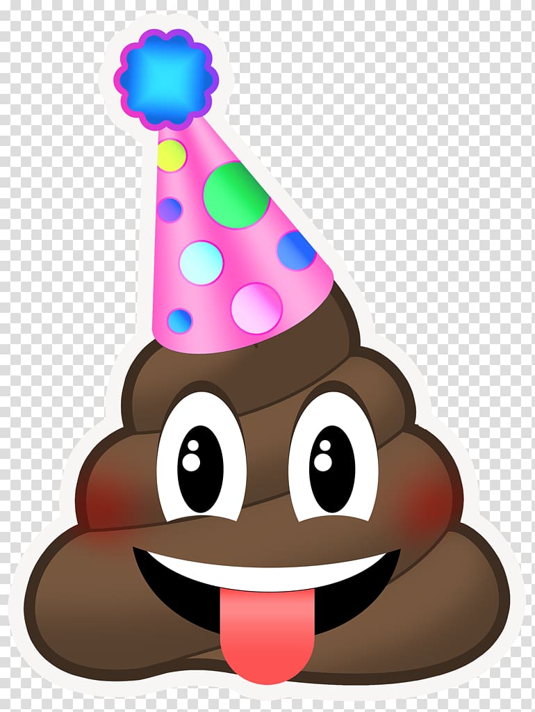 Pile of Poo emoji Birthday Happiness T-shirt, Birthday transparent background PNG clipart