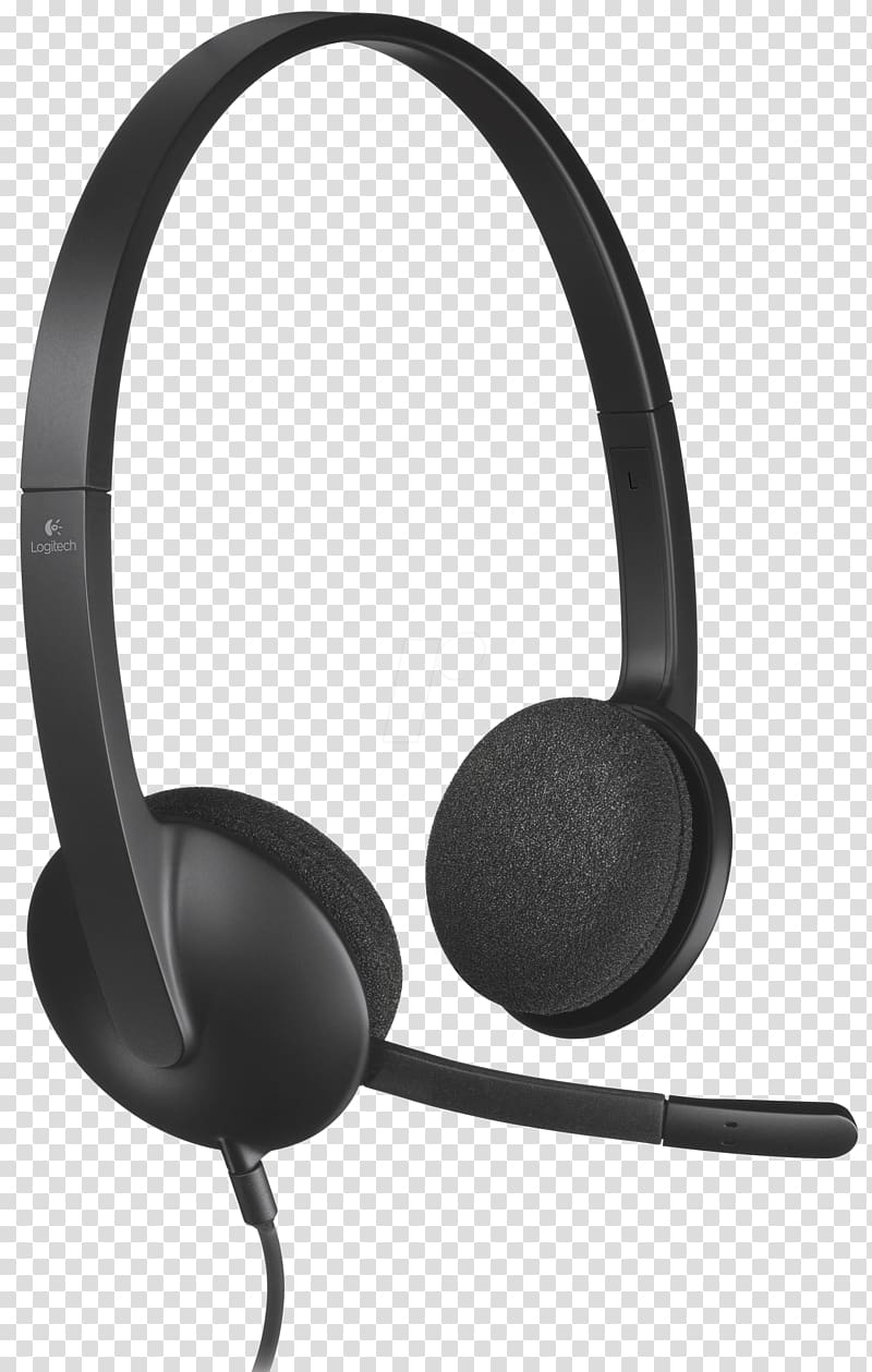 Microphone Digital audio Headphones Logitech Headset, microphone transparent background PNG clipart