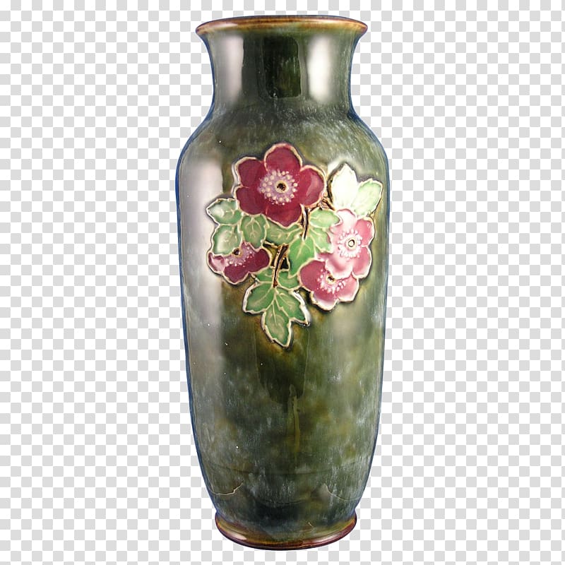 Vase Ceramic Royal Doulton Lambeth Pottery, porcelain bowl transparent background PNG clipart