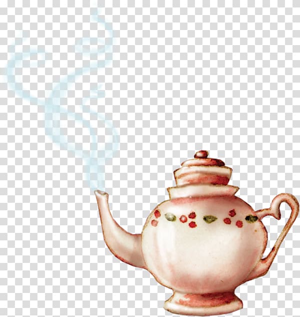 Teapot Watercolor painting , tea time transparent background PNG clipart