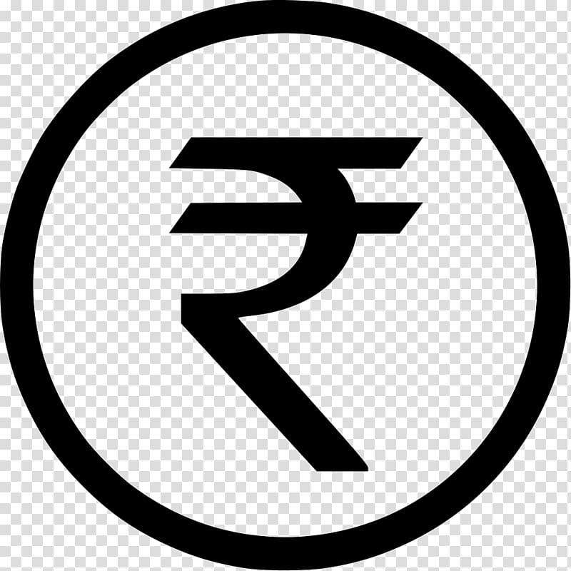 Indian rupee sign Currency symbol, India transparent background PNG clipart