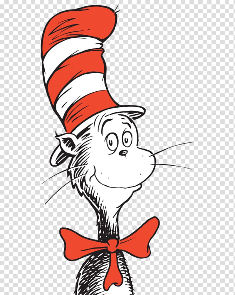 The Cat in the Hat Necktie , dr seuss transparent background PNG clipart
