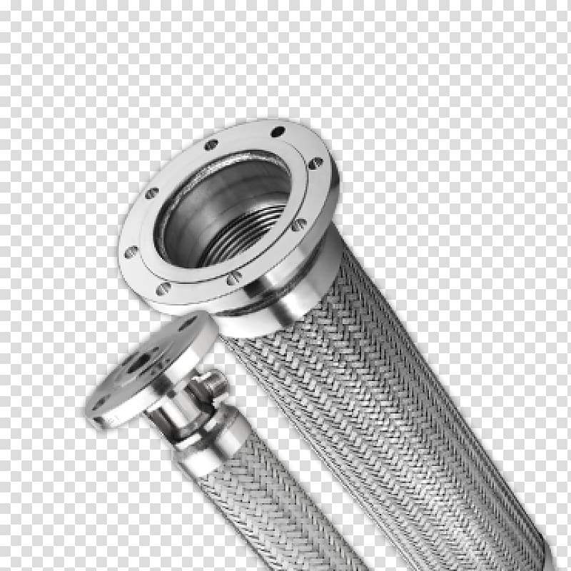Hose coupling Metal hose Stainless steel, linecorrugated transparent background PNG clipart