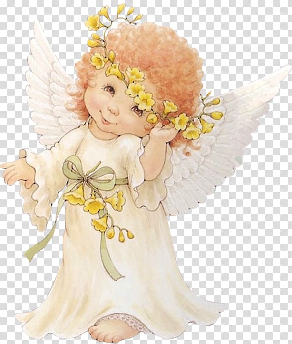 HOLLY BABES Angel Illustration, angel transparent background PNG clipart