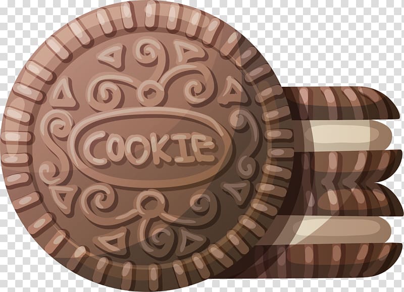 Chocolate chip cookie Oreo Biscuit, Coffee biscuit transparent background PNG clipart