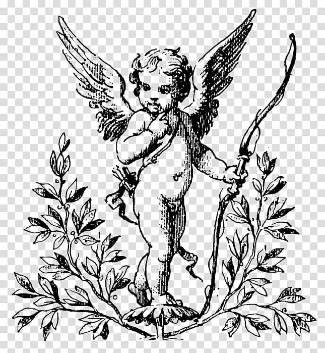 Tattoo Baby Cupid Cherub Flash, cupid transparent background PNG clipart