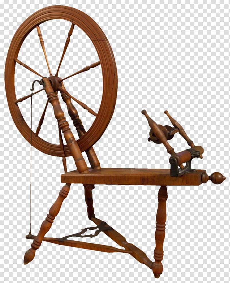 Spinning wheel , antique transparent background PNG clipart
