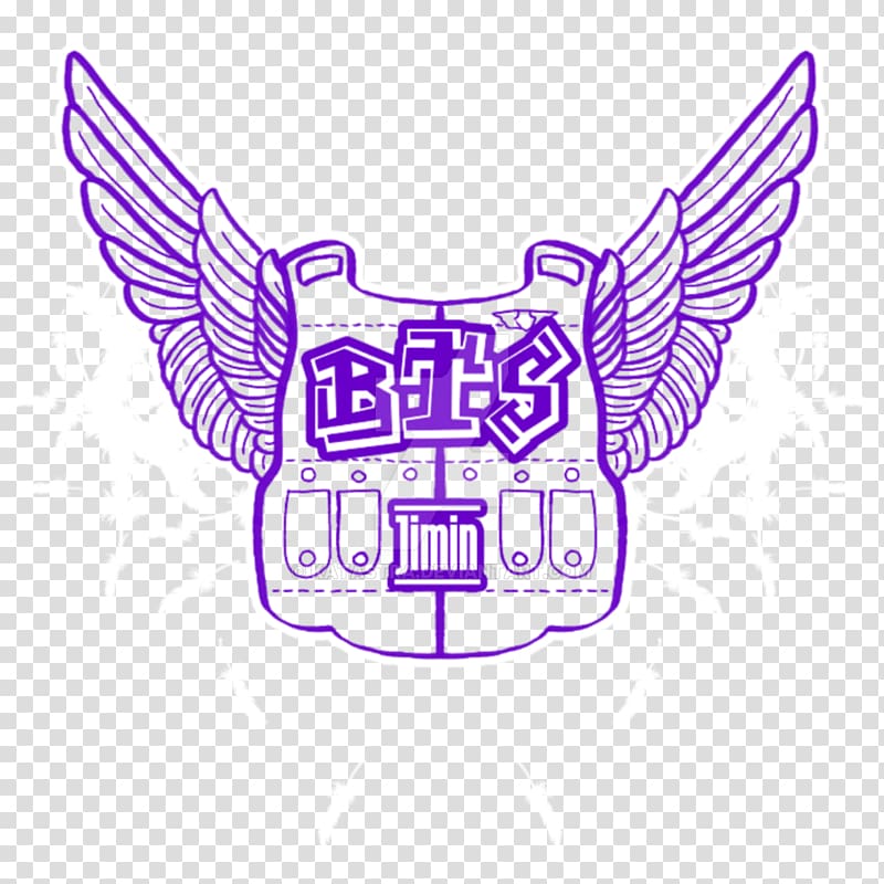 BTS Wings Logo YouTube K-pop, POP ART transparent background PNG clipart