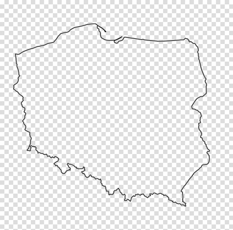 Poland Outline Map, polska transparent background PNG clipart