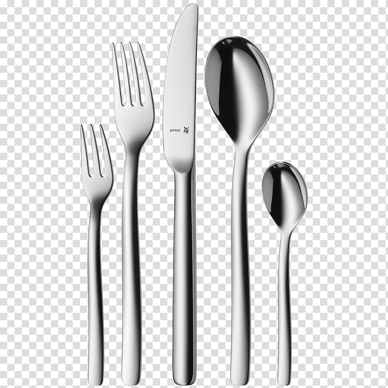 Knife Cutlery WMF Group WMF 11.0691.6342 30pc Stainless steel flatware set WMF Spoon Café Atic Protect, aluminum fish cooker transparent background PNG clipart