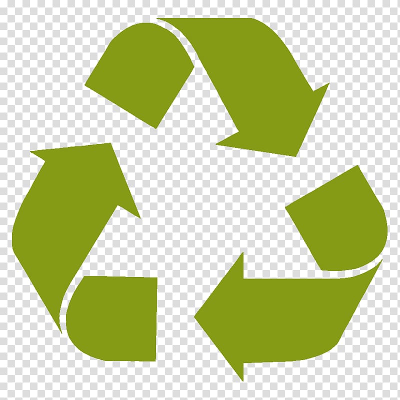 Recycling symbol Sticker , recycle bin transparent background PNG clipart