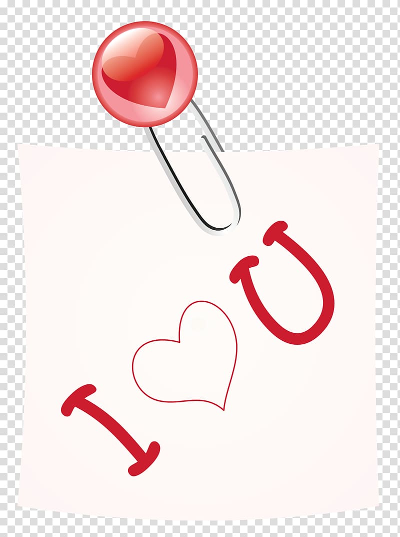 I heart u postage illustration, Heart Love Icon, Valentine Note transparent background PNG clipart