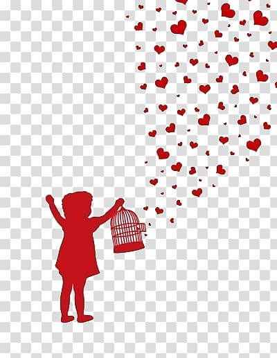 flying heart transparent background PNG clipart