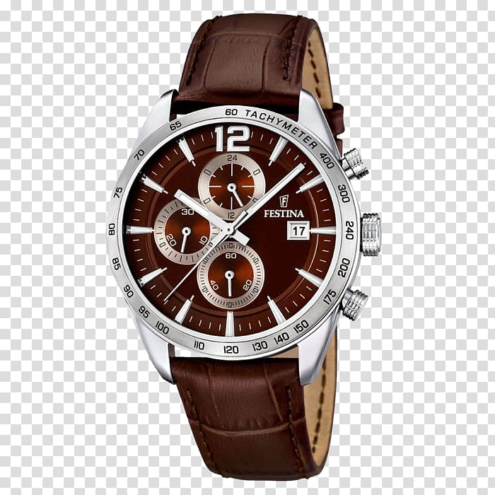 Festina Watch Chronograph Allegro Quartz clock, watch transparent background PNG clipart