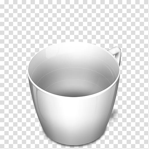 white ceramic mug, tableware bowl cup, Cup 3 transparent background PNG clipart