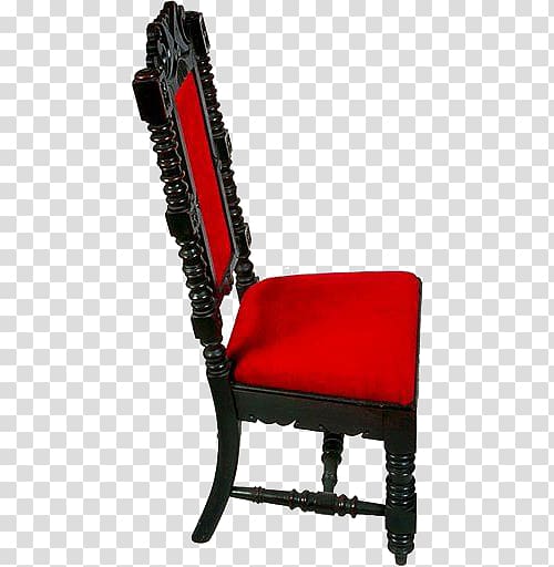 Chair Red Human back, Suede high back chair transparent background PNG clipart