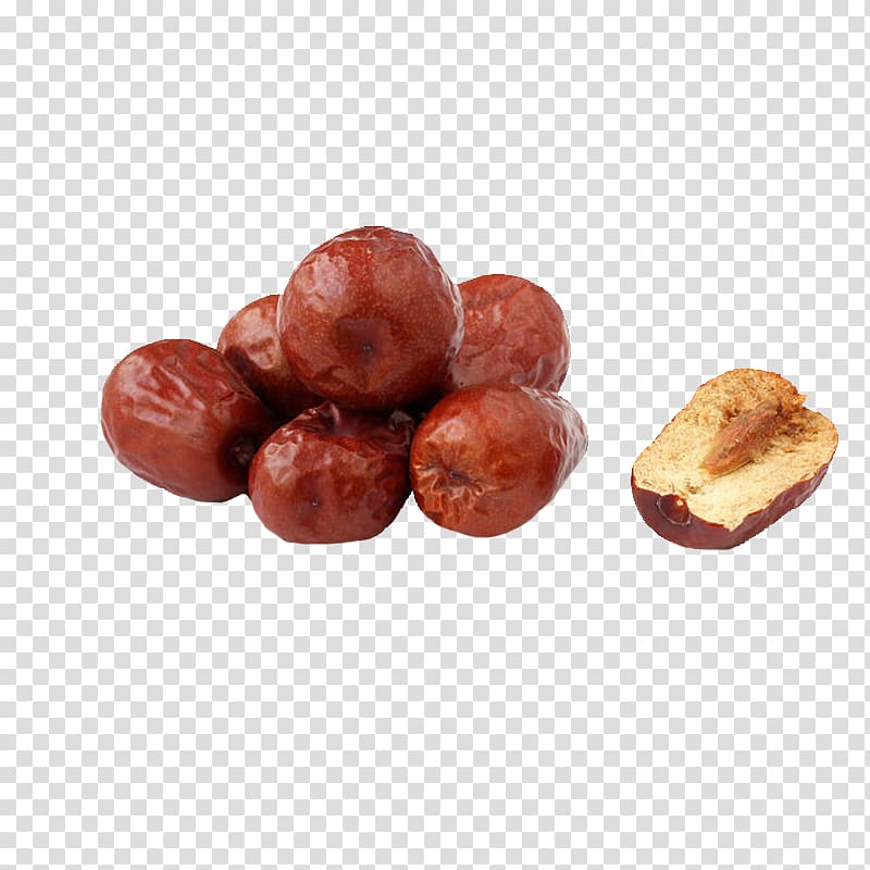 Red Pixel, Red brown traditional Chinese specialty food red dates transparent background PNG clipart