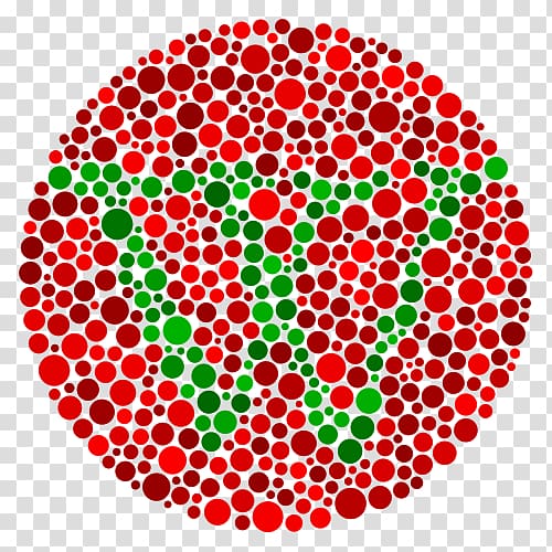 Ishihara test Color blindness Eye examination Visual perception Color vision, Eye transparent background PNG clipart