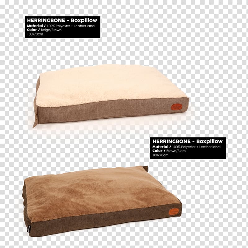Herringbone pattern Mattress Bed frame Cushion Pillow, brown box transparent background PNG clipart