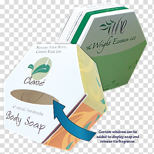 Box Packaging and labeling Folding carton, hexagonal box transparent background PNG clipart