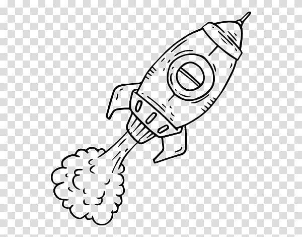 Drawing Spacecraft Cohete espacial Rocket, Rocket transparent background PNG clipart