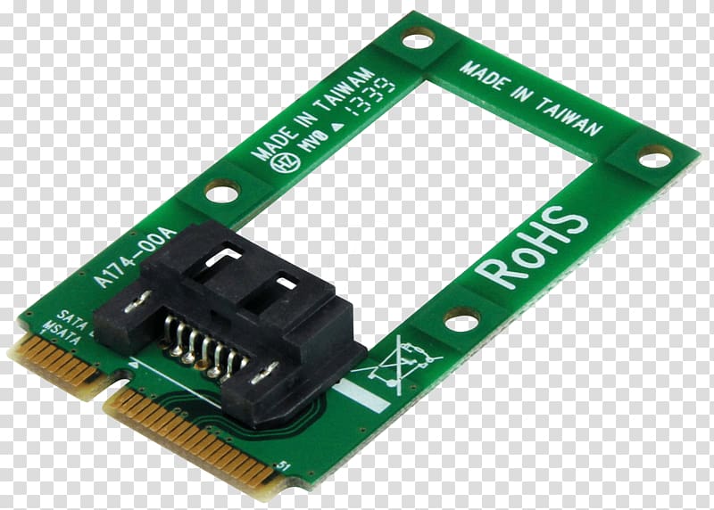 Serial ATA Solid-state drive Mini PCI StarTech.com PCI Express, Computer transparent background PNG clipart