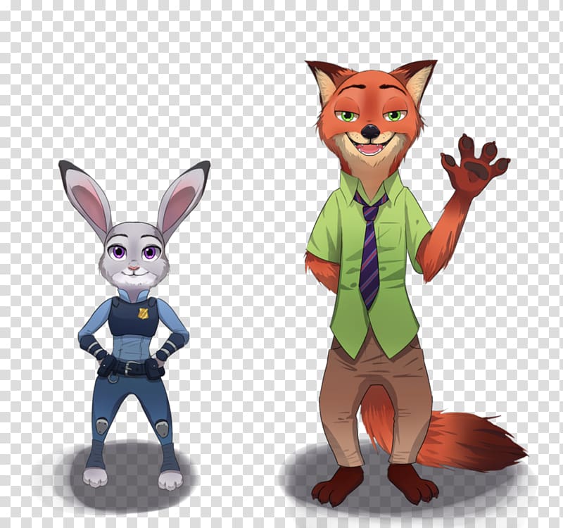 Lt. Judy Hopps Fan art Nick Wilde, sloth zootopia transparent background PNG clipart