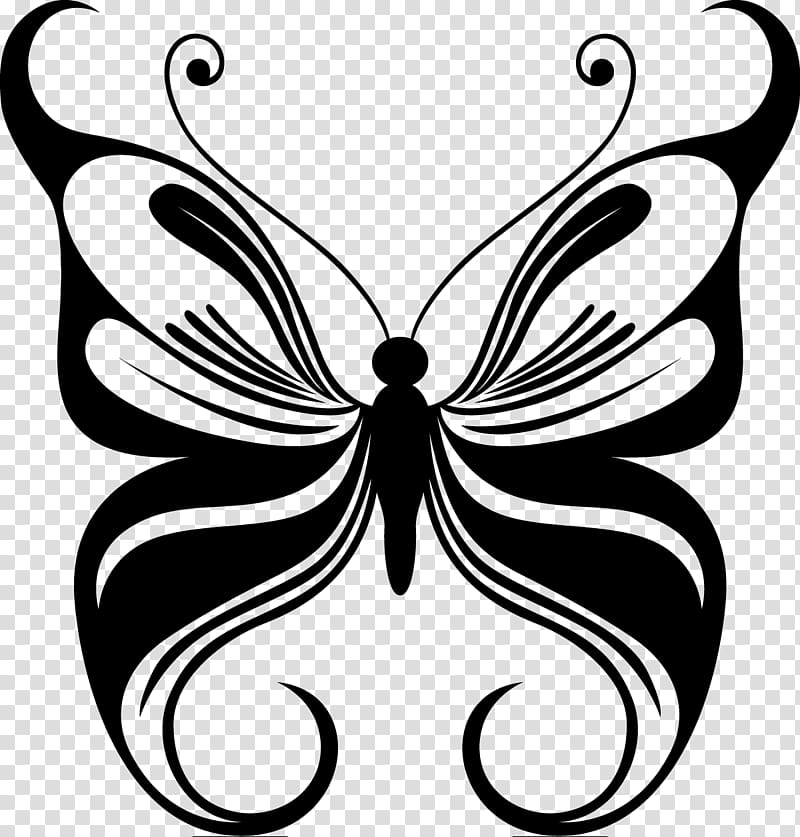 Nymphalidae Butterfly , ink butterfly transparent background PNG clipart