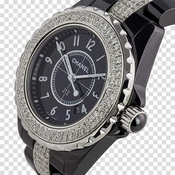 Watch strap Bling-bling, chanel diamond transparent background PNG clipart