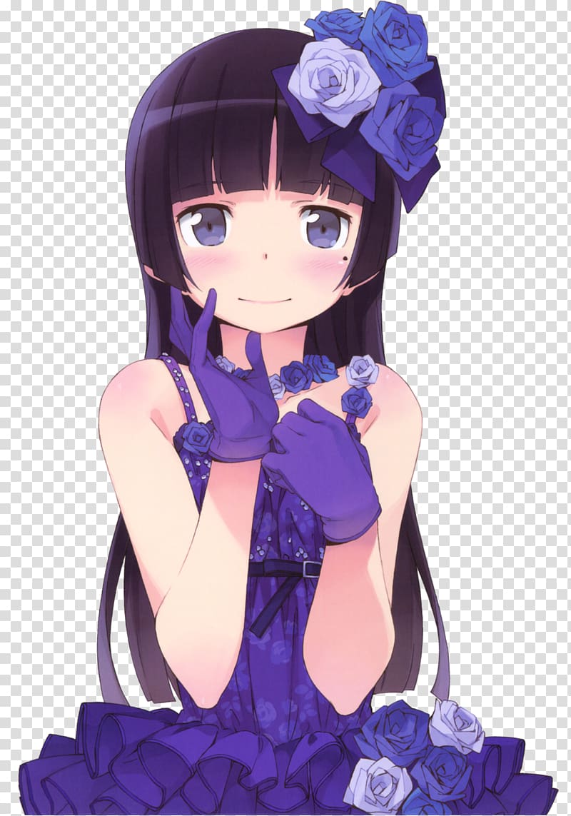 Oreimo, Kuroneko Anime Catgirl, oreimo transparent background PNG clipart