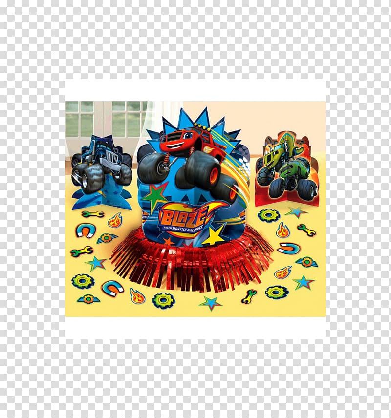 Darington Centrepiece Table Party Birthday, blaze and monster machines transparent background PNG clipart