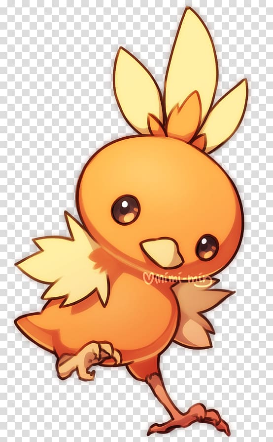 Torchic Pokémon Fan art Illustration, drawing of pokemon charmander transparent background PNG clipart