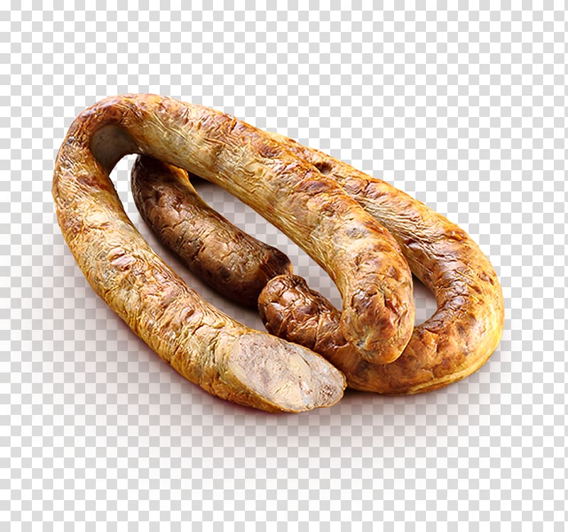 Thuringian sausage Bratwurst Bockwurst Liverwurst, sausage transparent background PNG clipart