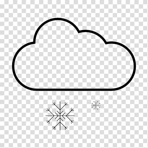 Snowflake Rain Cloud Winter, heavy snow transparent background PNG clipart