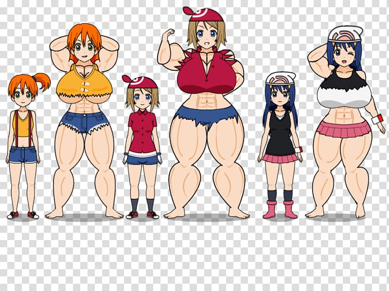 may,misty,serena,ash,ketchum,muscle,growth,girl,people,others,human,cartoon...