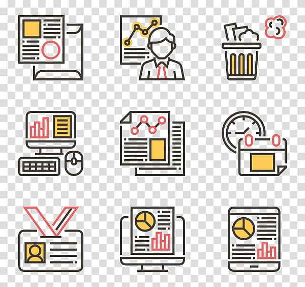 Icon design Interaction design Human–computer interaction User interface design, Office Elements transparent background PNG clipart
