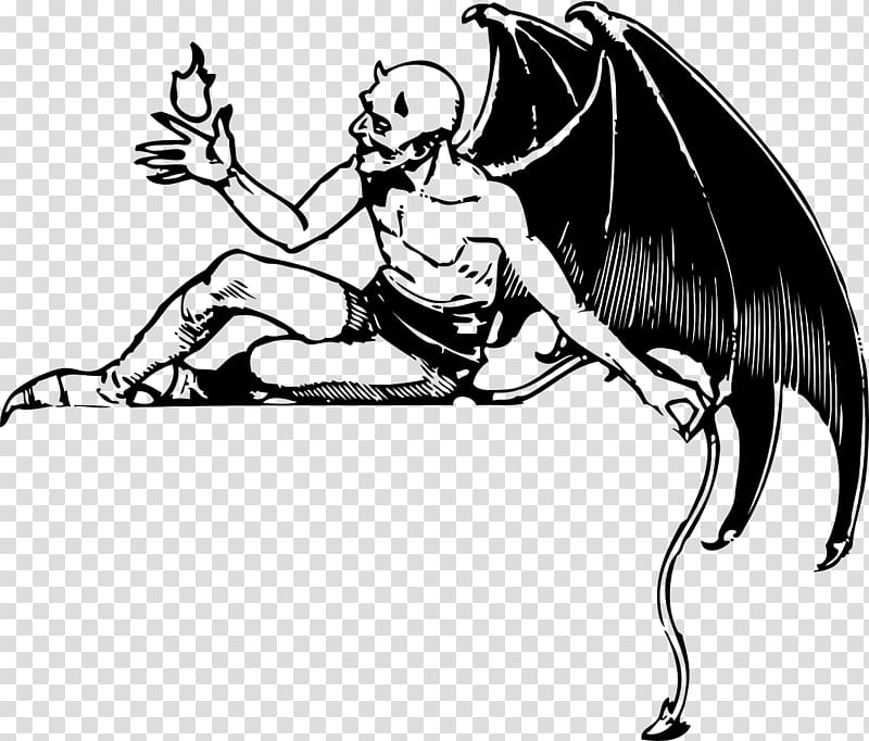 Devil Satan Lucifer , devil transparent background PNG clipart