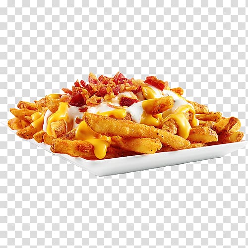 French fries Cheese fries Checkers and Rally\'s KFC Fried chicken, Loaded Fries transparent background PNG clipart