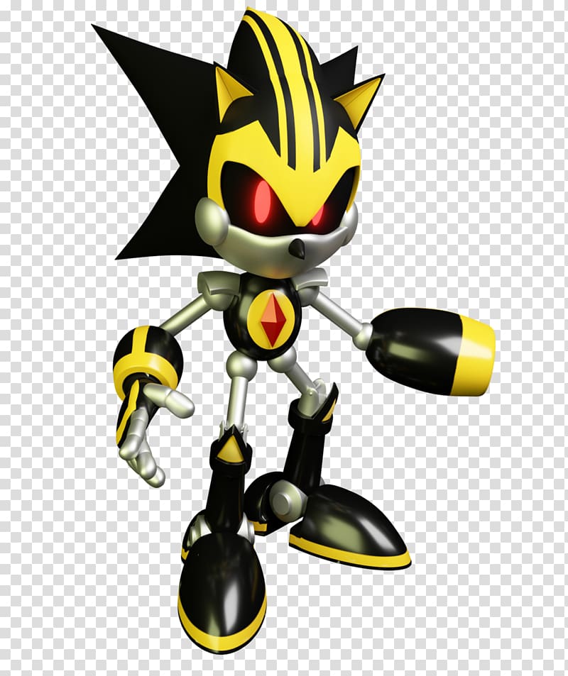 Metal Sonic Png - Metal Sonic 3d Render, Transparent Png