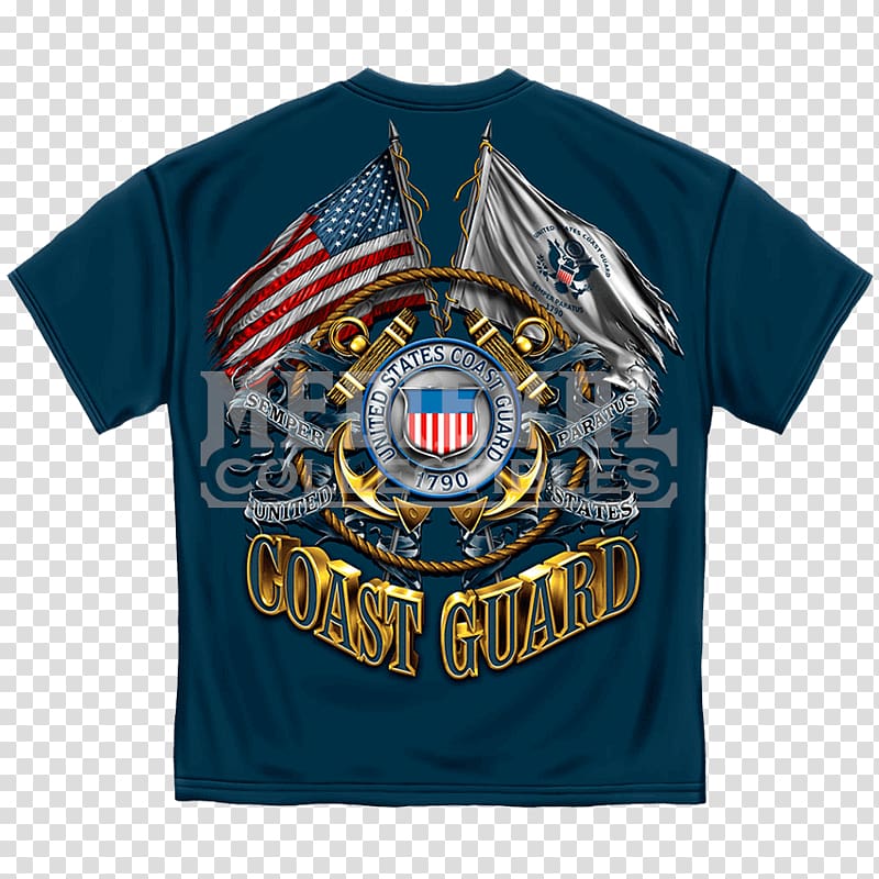 T-shirt United States Coast Guard Firefighter Paramedic, T-shirt transparent background PNG clipart