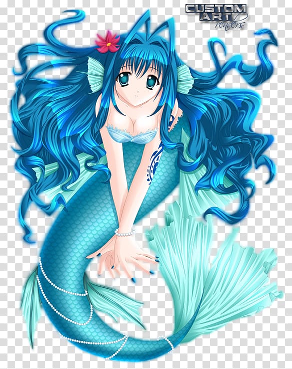 Mermaid Melody Pichi Pichi Pitch Anime Misty, Mermaid transparent background PNG clipart