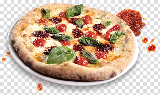 California-style pizza \'Nduja Sicilian pizza Tropea, pizza chef transparent background PNG clipart