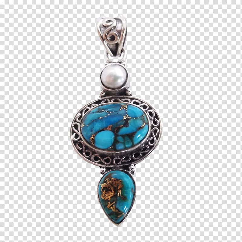 Turquoise Body Jewellery Locket Gemstone, Jewelry Store transparent background PNG clipart