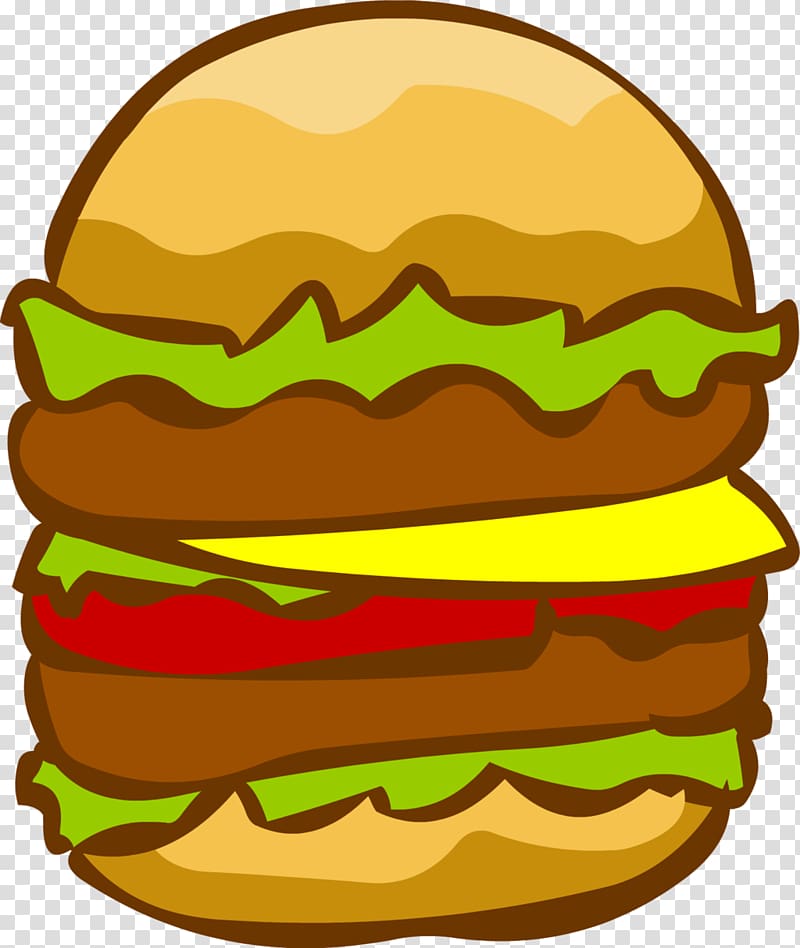 Hamburger Cheeseburger French fries , burger and sandwich transparent background PNG clipart