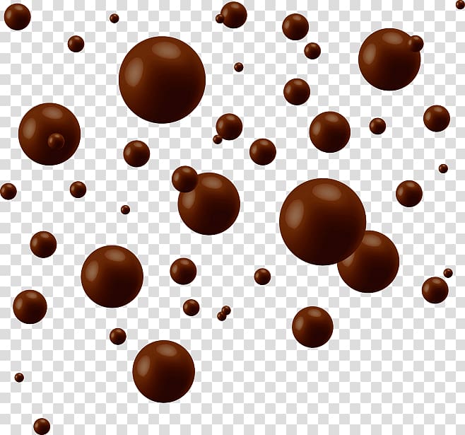 chocolate bubble illustration, Chocolate balls Icon, Chocolate transparent background PNG clipart