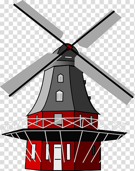 Netherlands Cross Mill Windmill , Windmill s transparent background PNG clipart