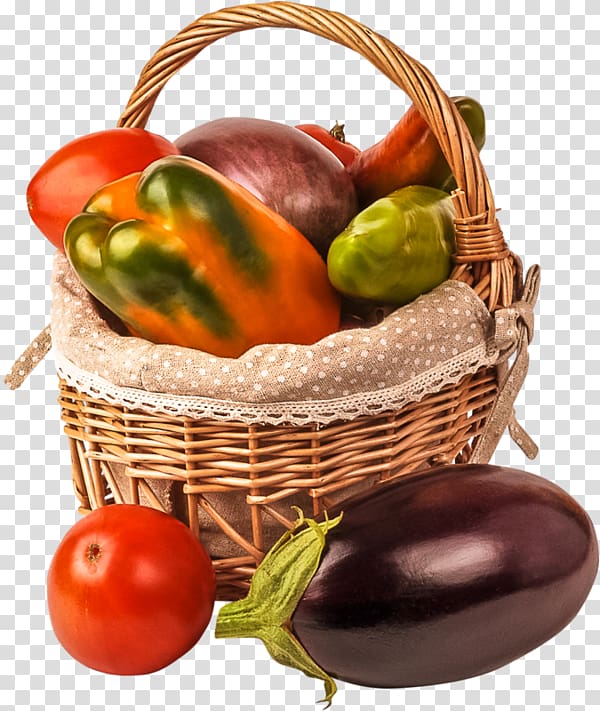 Organic food Raw foodism Eating Diet, A basket of vegetables transparent background PNG clipart